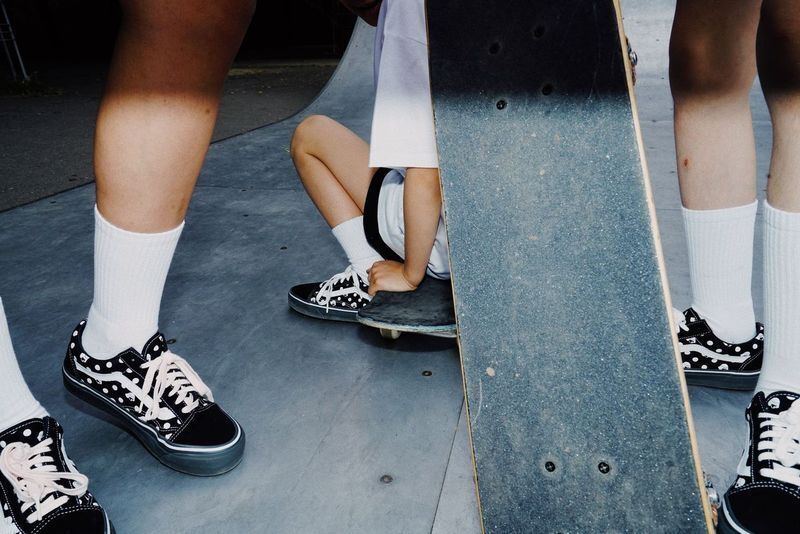 Cafe Collaborative Skate Footwear vans and papergirl