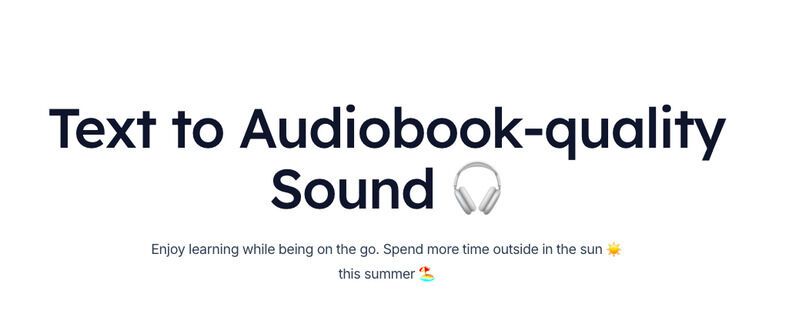 Audiobook-Style Audio Experiences