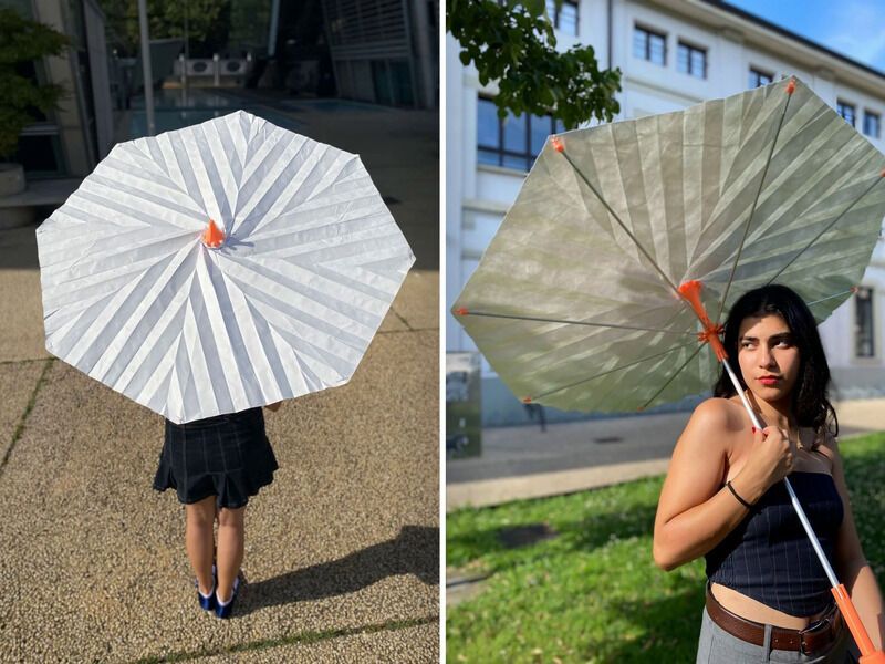 Space-Inspired Folding Umbrellas