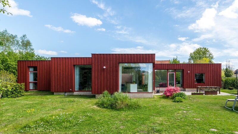 Red-Cladded Bungalow Homes