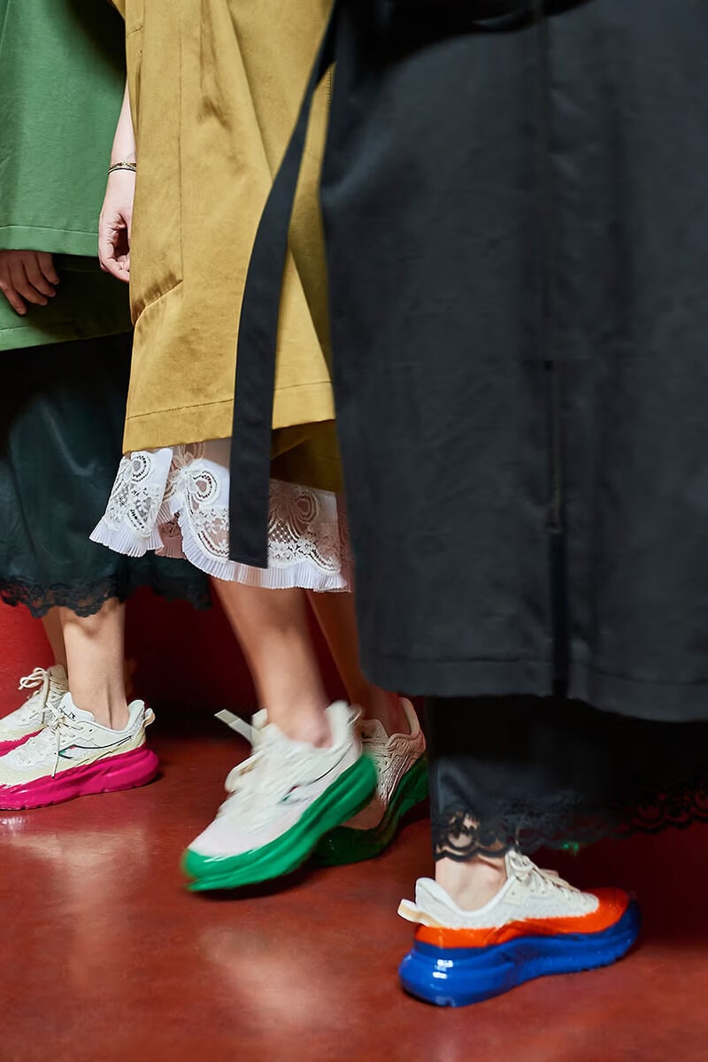 Sustainable Color-Blocked Sneakers