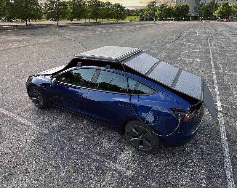 Roof-Mounted EV Charging Systems