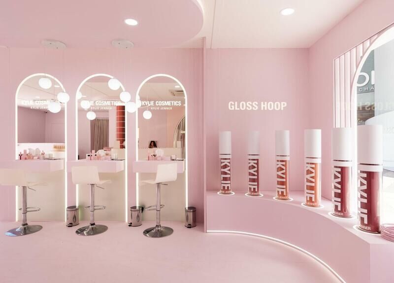 Soft-Pink Cosmetics Pop-Up Stores