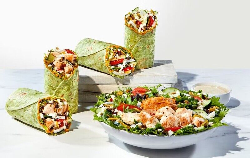 Herby Mediterranean Wraps