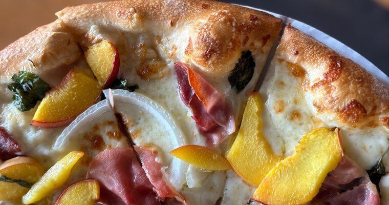 Limited-Time Peach Pizzas