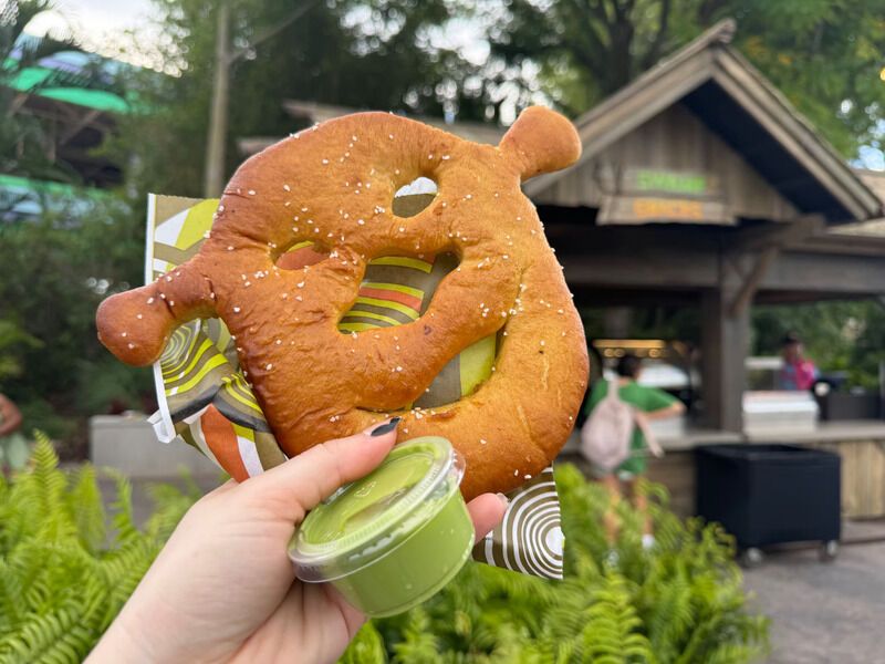 Ogre-Shaped Soft Pretzels