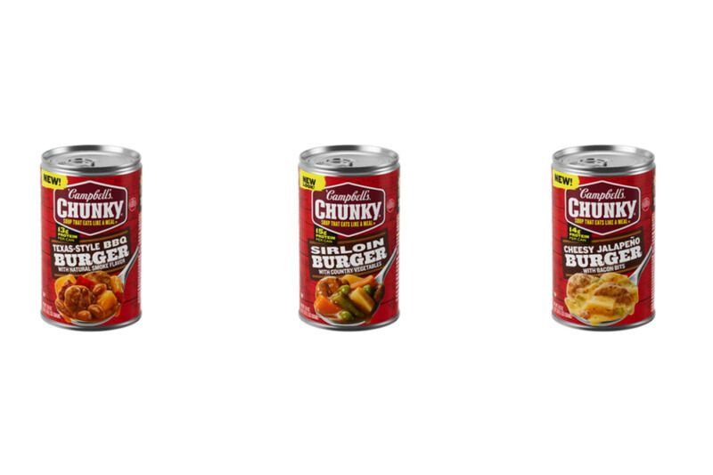 Chunky Burger-Flavored Soups