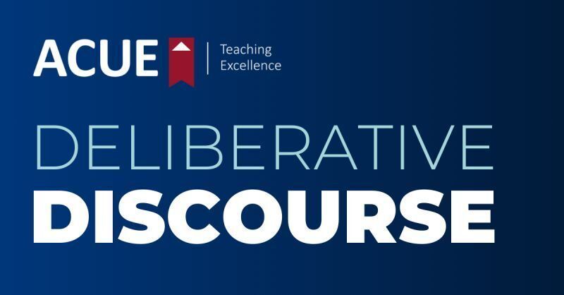 Deliberative Discourse Education Initiatives