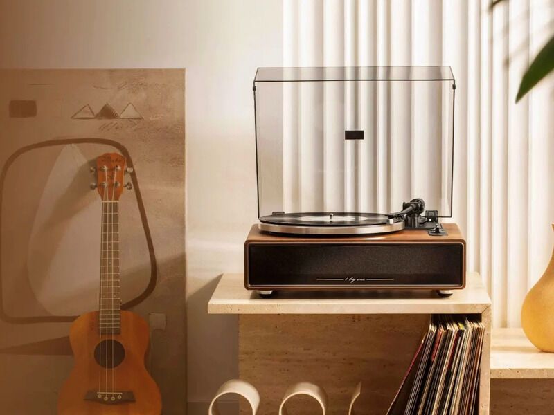 Speaker-Integrated Vinyl Players