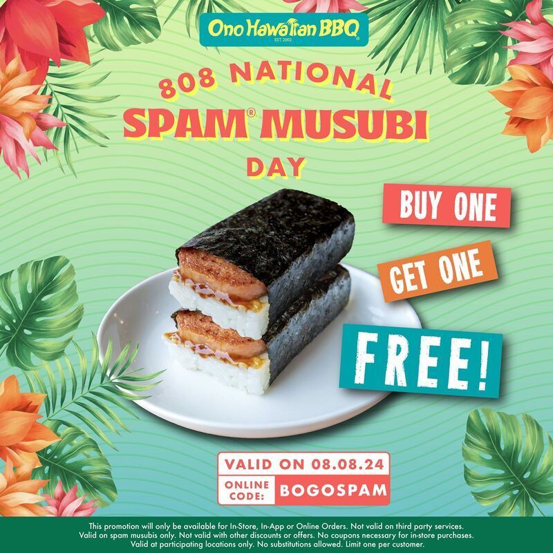 BOGO Musubi Promotions