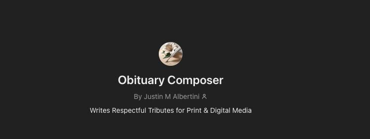 AI Obituary Composers