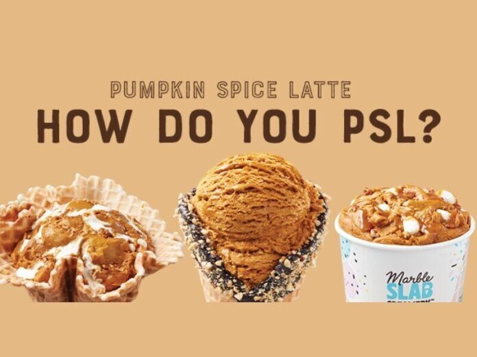 Autumnal Latte Ice Creams