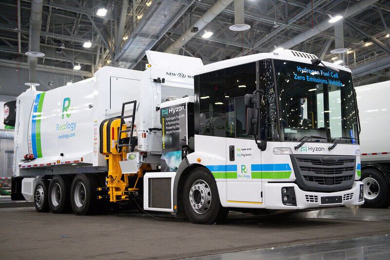 Hydrogen-Powered Refuse Trucks