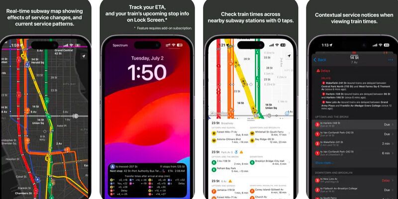 Real-Time Subway Map Apps