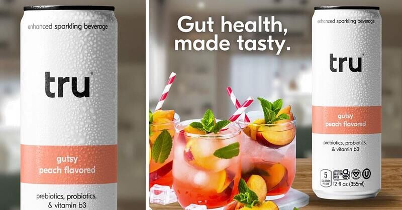 Peachy Gut Health Sodas