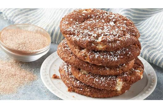 Seasonal Caramel Churro Cookies