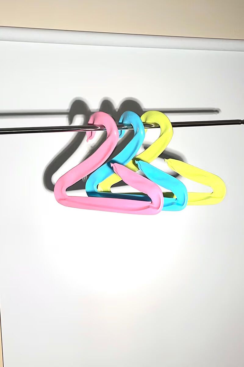 Deflated Balloon Clothing Hangers