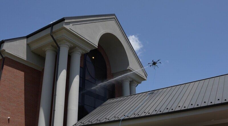 Drone-Powered Window Cleaning Services