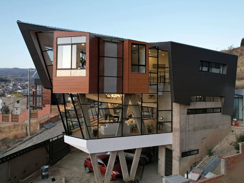 Mountaintop Cantilevered Residences