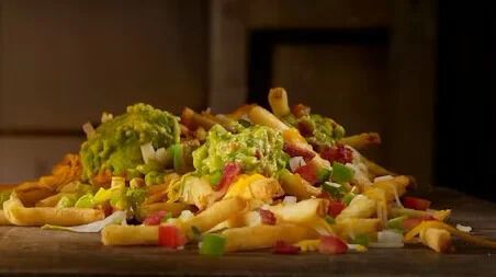 Guacamole-Topped French Fries