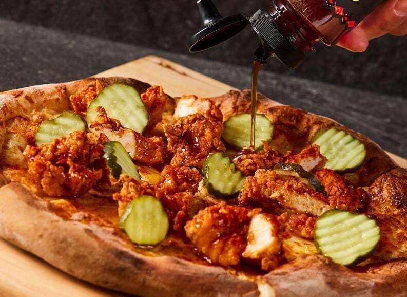 Sweet-Heat Chicken Pizzas