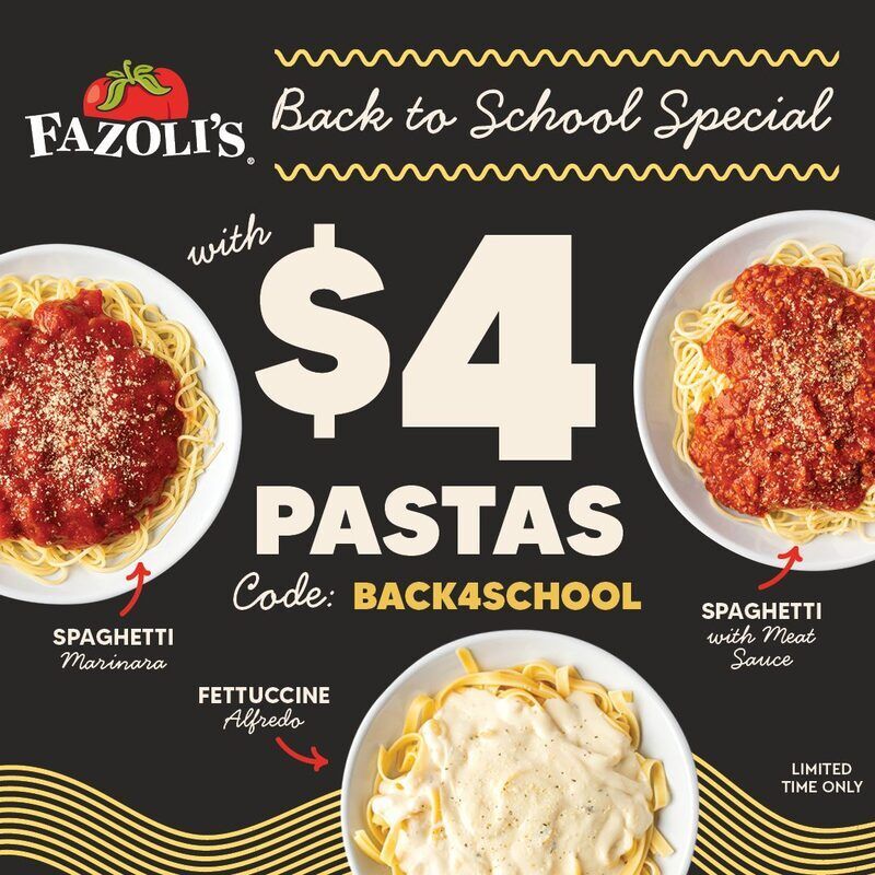 Back-to-School Pasta Promotions