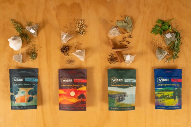 Adaptogen-Based Savory Teas