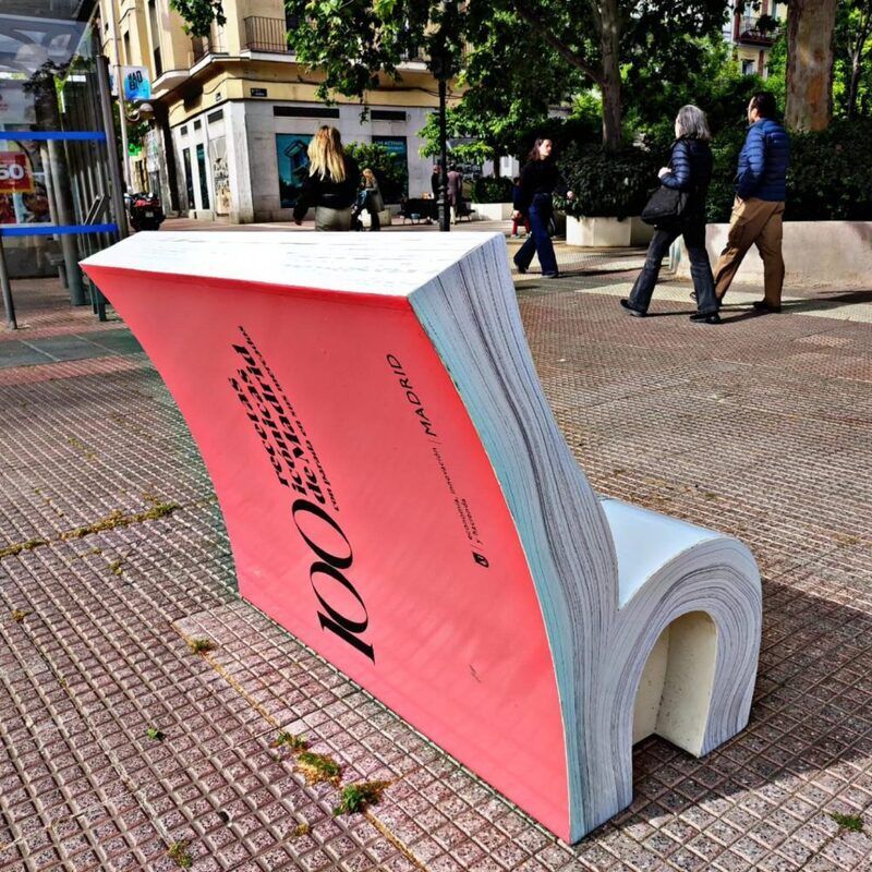 Book-Inspired Public Benches