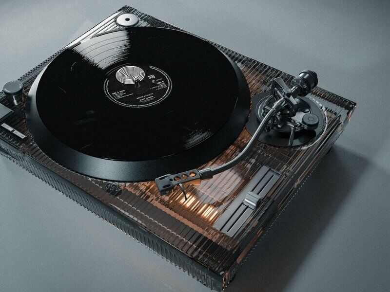 Transparent Vinyl Player Concepts