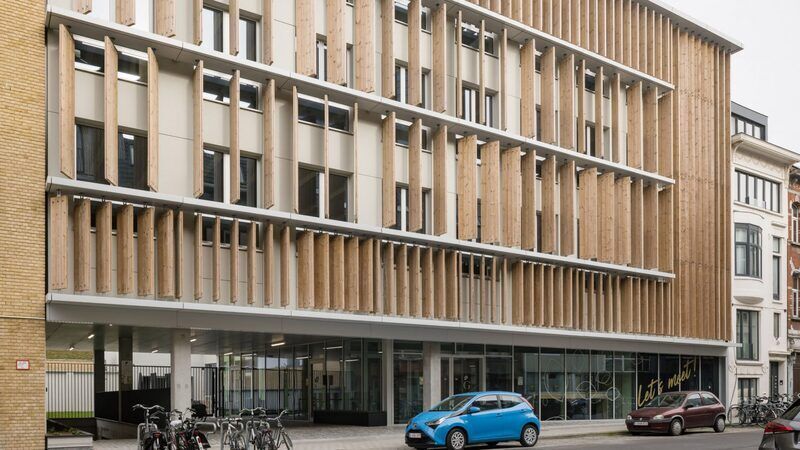 Moveable Wooden Office Facades