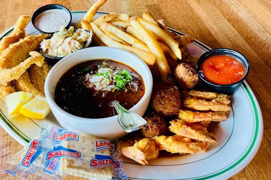 Cajun-Style Seafood Platters