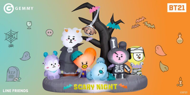 Adorable Inflatable Halloween Characters