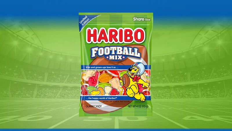 Football-Themed Gummy Candies