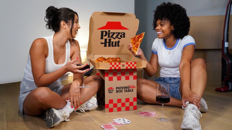 Pop-Up Pizza Box Tables