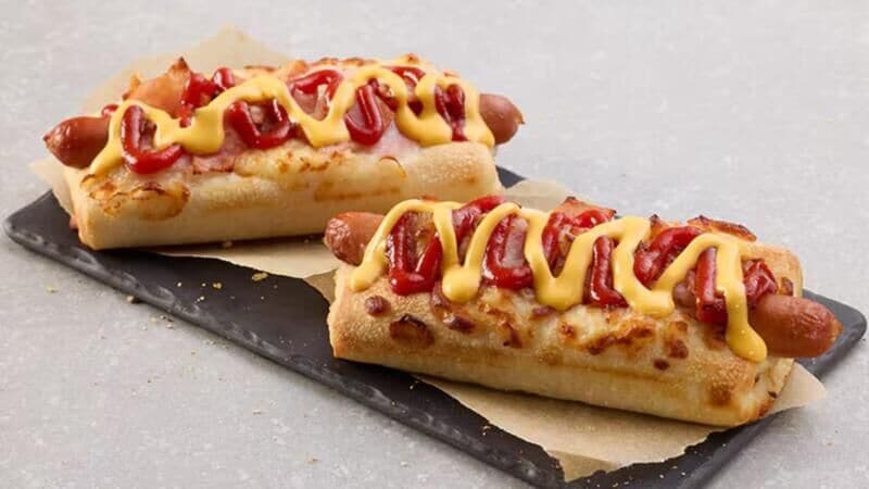 Pizza Crust Hot Dogs