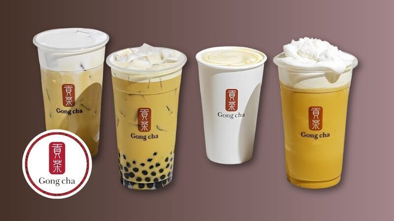 Pumpkin Pie Boba Drinks