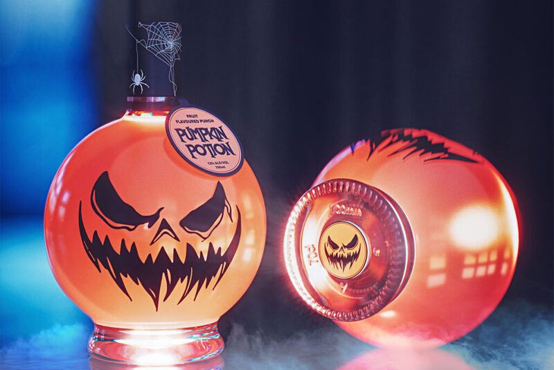 Seasonal Jack-O-Lantern Liqueurs