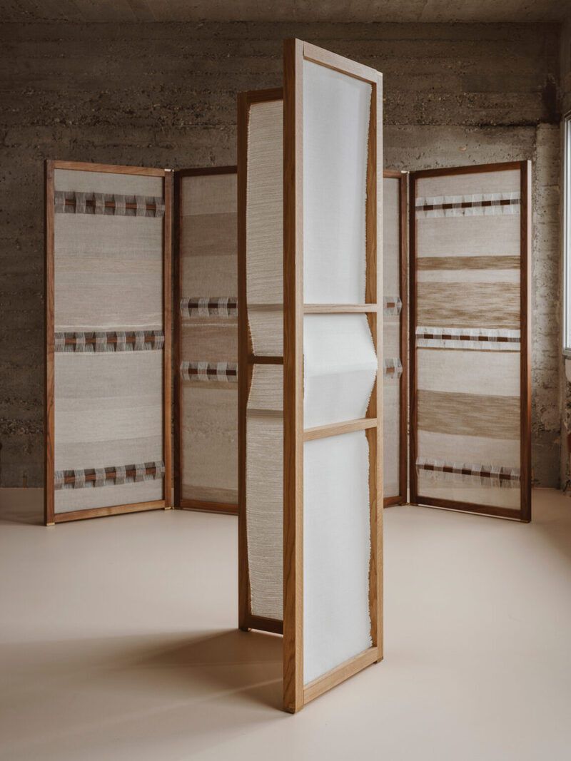 Material-Centric Room Divider Series