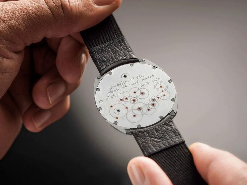 Ultra-Thin Watch Prototypes