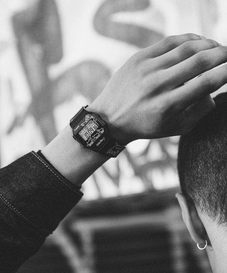 Collaborative Graffiti Digital Watches