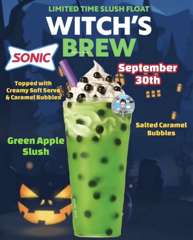 Witchy Halloween Float Drinks