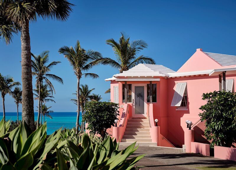 Retro-Colored Beach Resorts