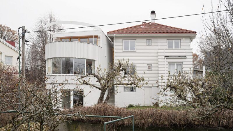 Curved Vintage Home Extensions