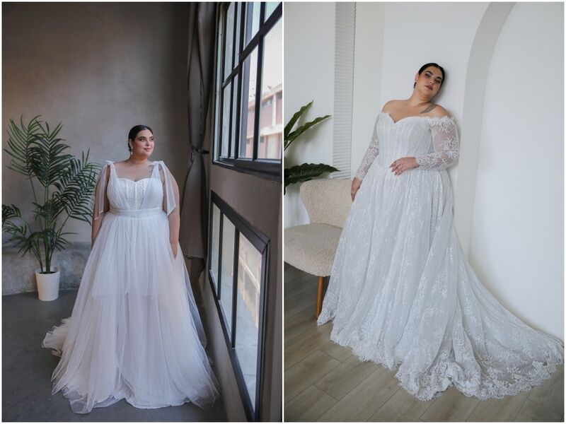 Inclusive Bridal Gown Capsules : Feather Kissed Collection