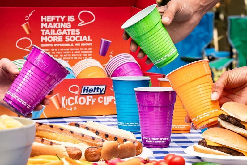 Brightly Colored Party Cups