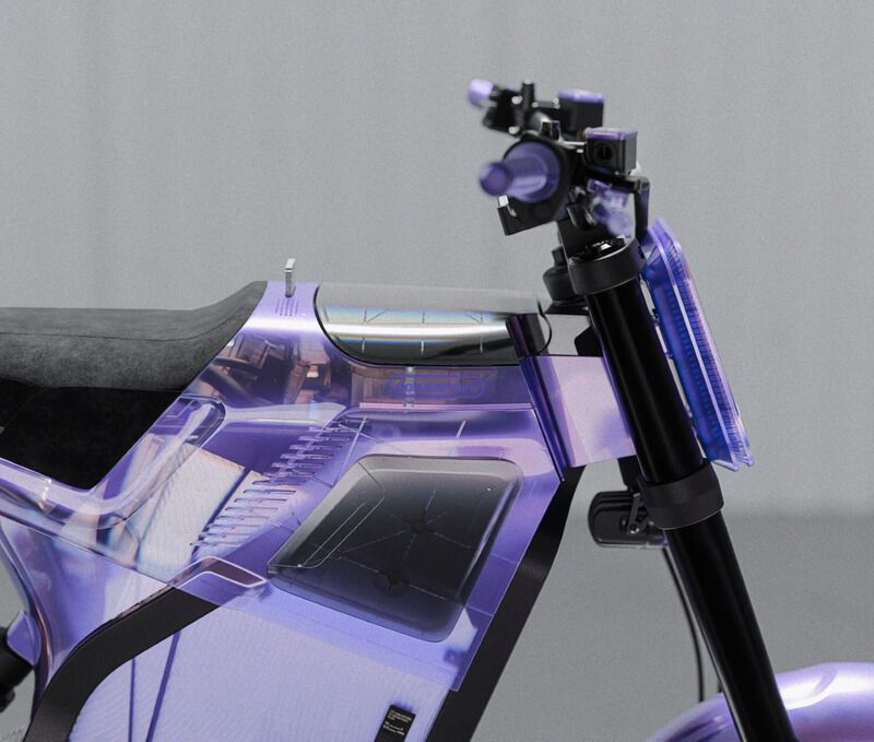 Semi-Transparent Electric Bikes