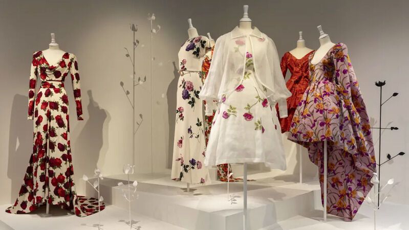 Floral-Imbued Fashion Exhibits