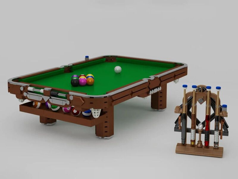 Miniature Toy Billiards Table