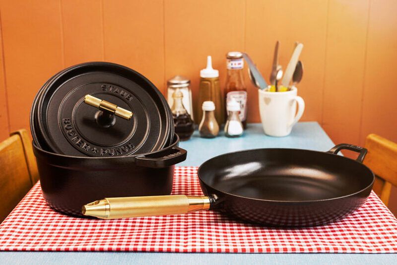 Modern-Tinged Classic Cookware