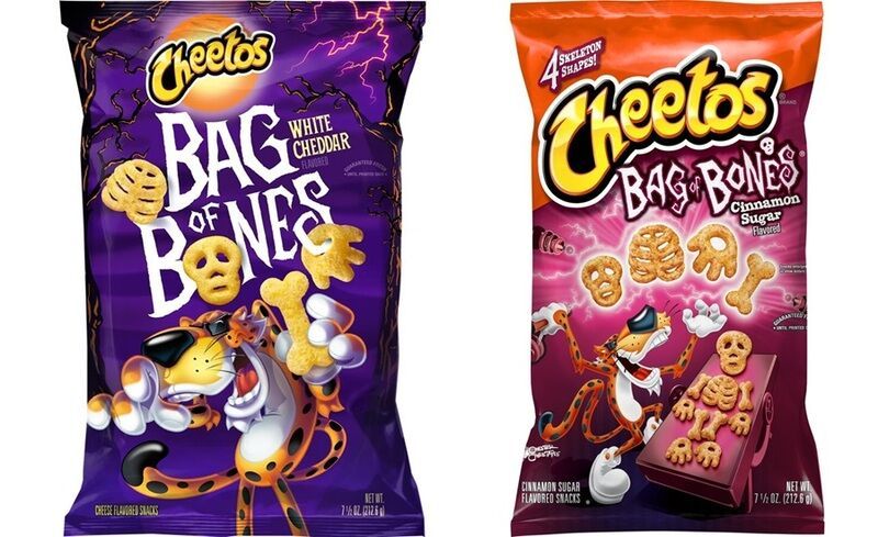 Skeletal Puff-Style Snack Products